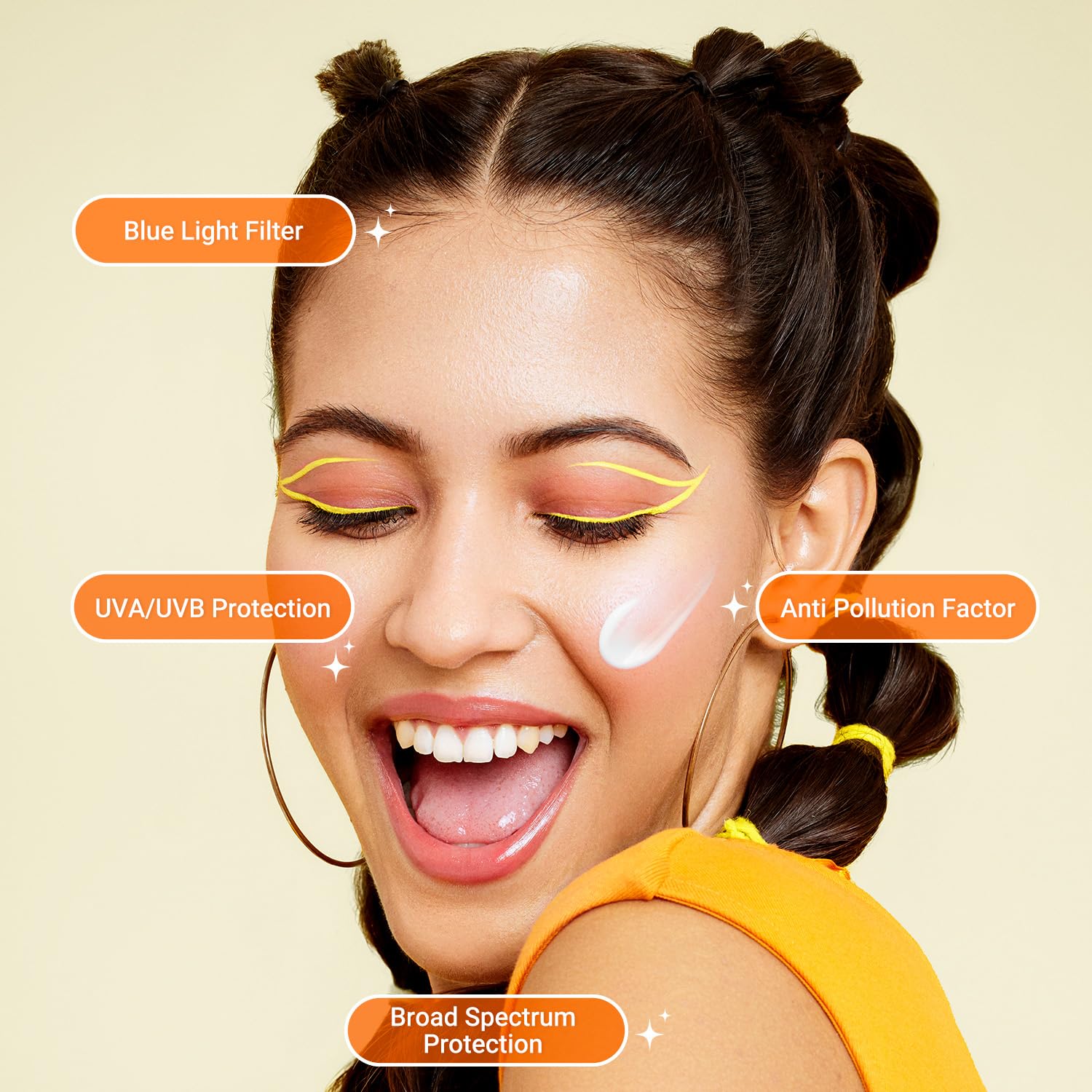 Aqualogica Glow+ Dewy Lightweigh Sunscreen Gel SPF 50+ PA++++ with Papaya & Vitamin C [50g]