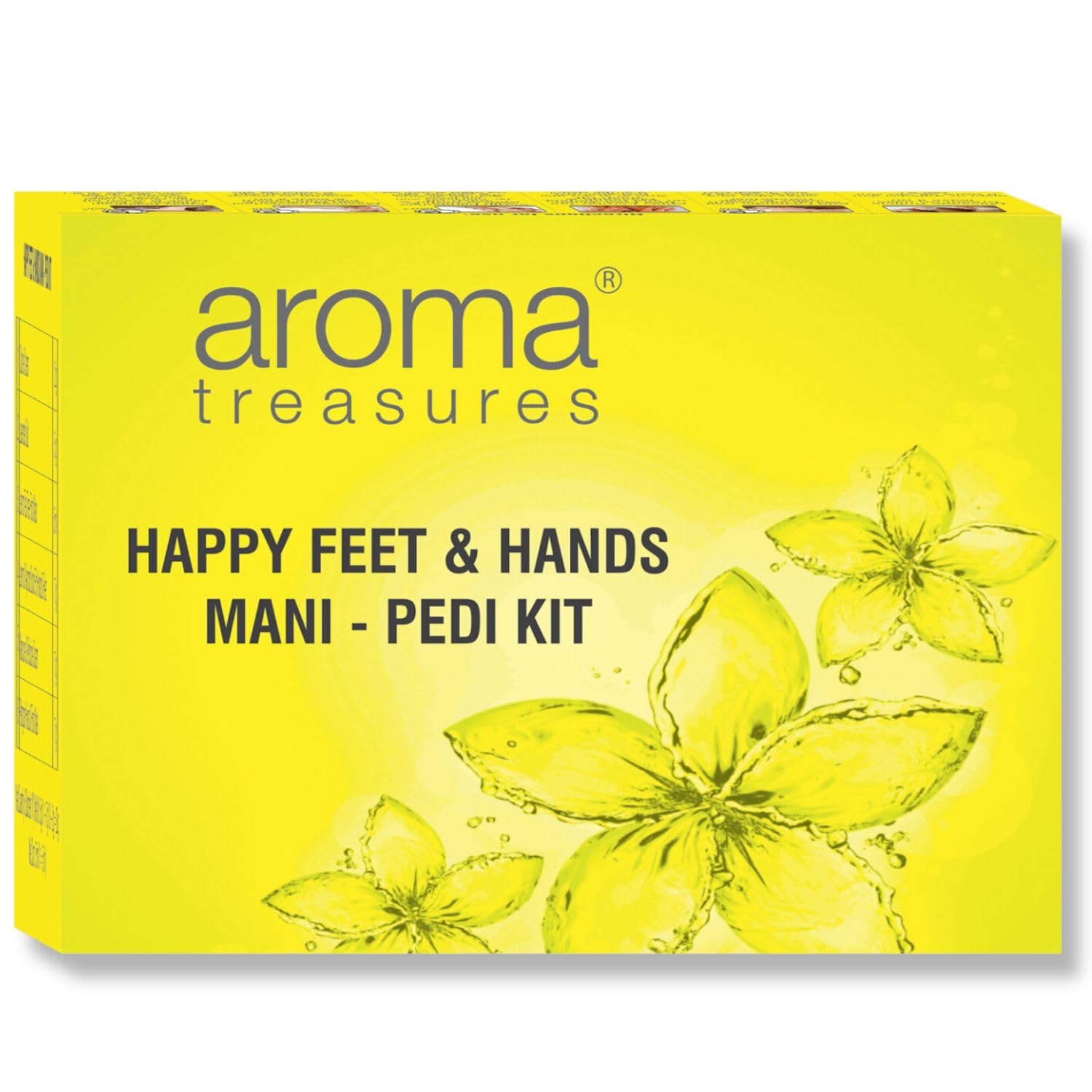 Aroma Treasures Happy Hands and Feet Mani Pedi Single Time Use Kit [28 g + 5 ml]