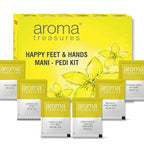 Aroma Treasures Happy Hands and Feet Mani Pedi Single Time Use Kit [28 g + 5 ml]