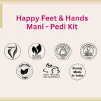 Aroma Treasures Happy Hands and Feet Mani Pedi Single Time Use Kit [28 g + 5 ml]