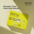 Aroma Treasures Happy Hands and Feet Mani Pedi Single Time Use Kit [28 g + 5 ml]