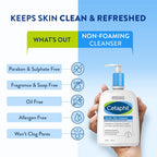 Cetaphil Gentle Skin Cleanser Dry to Normal Skin with Niacinamide Dermatologist Recommended [1000 ml]