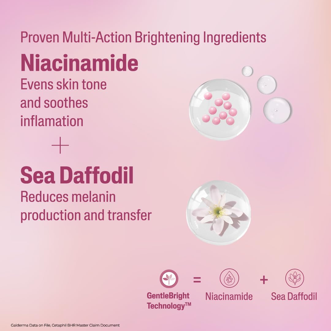 Cetaphil Brightness Refresh Toner Bright Healthy Radiance With Niacinamide Reduces Dark Spots Dermatologist Tested (150 ml]
