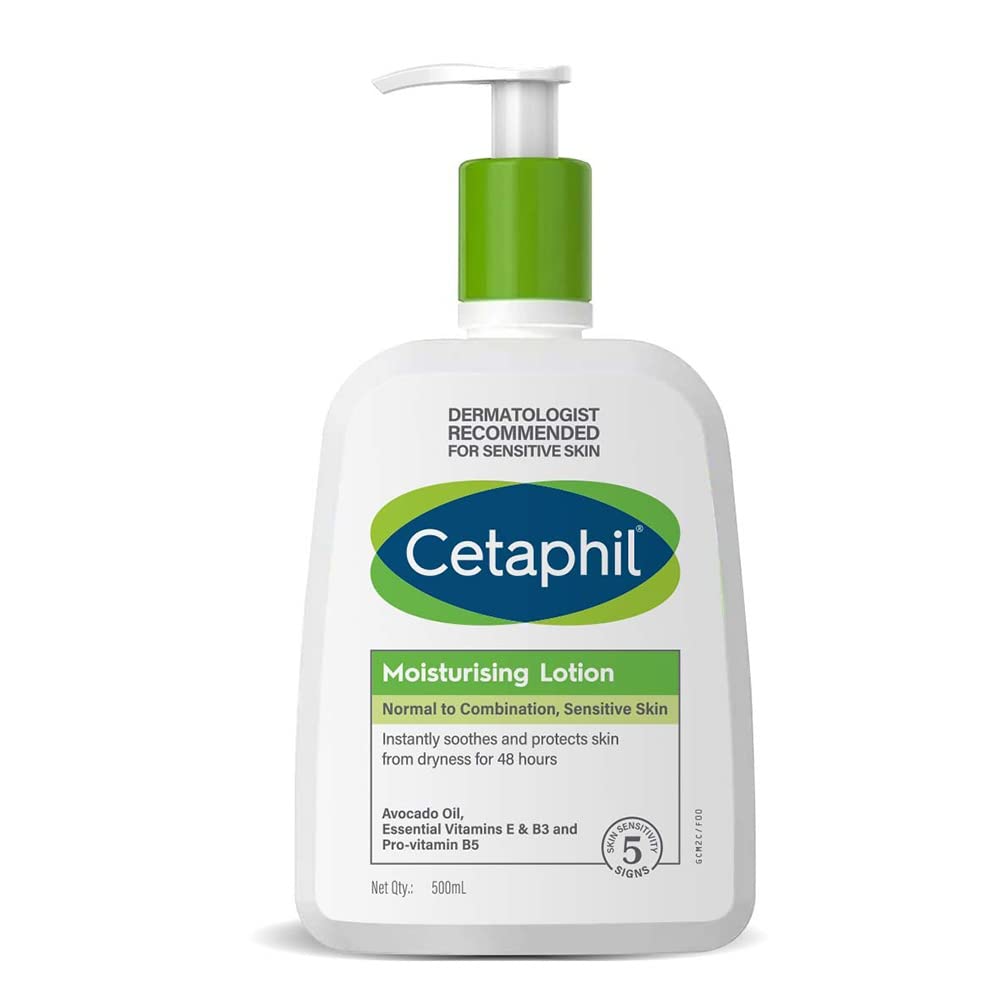 Cetaphil Moisturising Lotion For Dry To Normal Sensitive Skin - Dermatologist Recommended [500 ml]