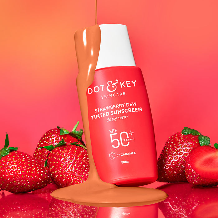 Dot & Key Strawberry Dew Tinted Sunscreen SPF 50+ | PA++++ | 50g