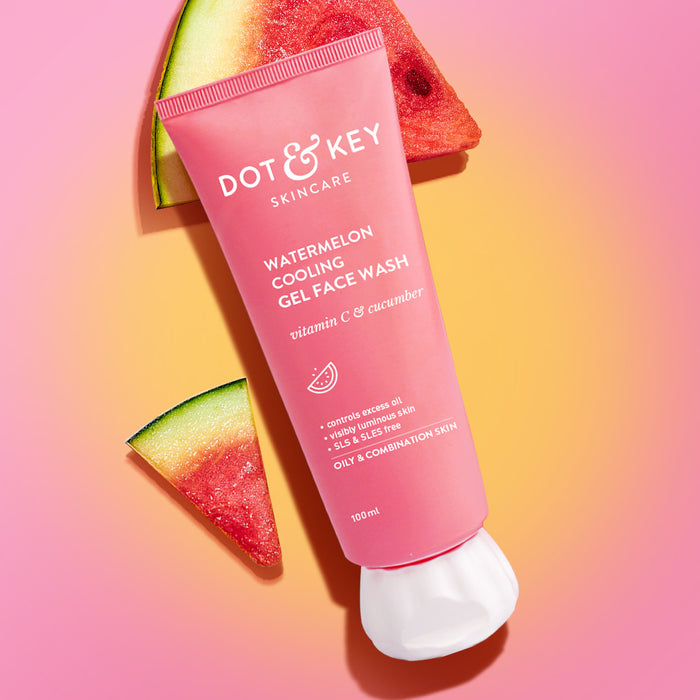 Dot & Key Watermelon Cooling Gel Face Wash With Vitamin C & Cucumber