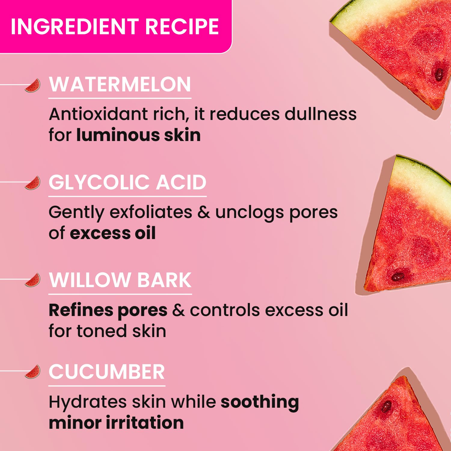 Dot & Key Watermelon & Glycolic Super Glow Pore Tightening Toner For Uneven Skintone [150 ml]