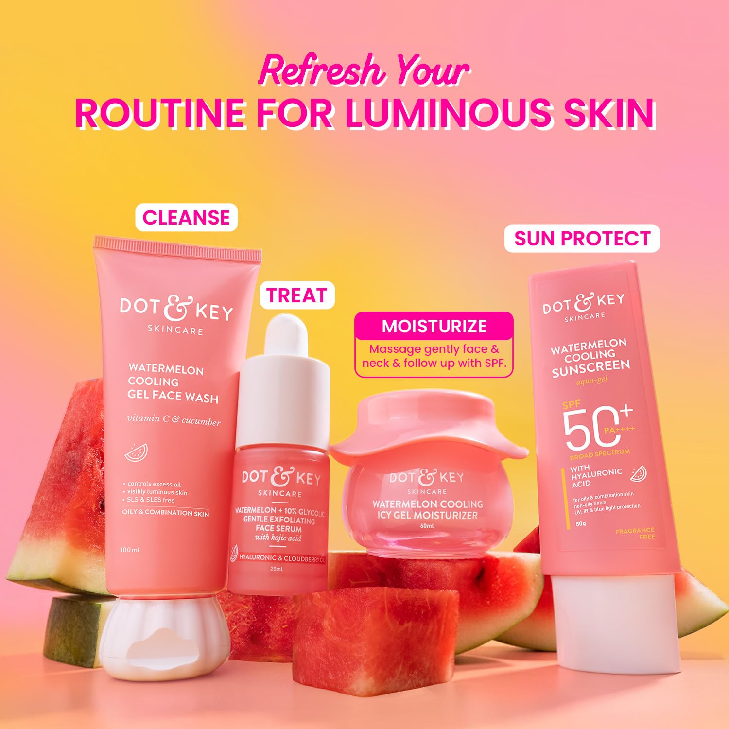 Dot & Key Watermelon Cooling Icy Gel Moisturizer [60ml]