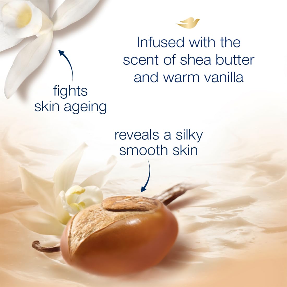 Dove Body Wash - Relaxing Care Shea Butter & Vanilla Nourishing [1000 ml]