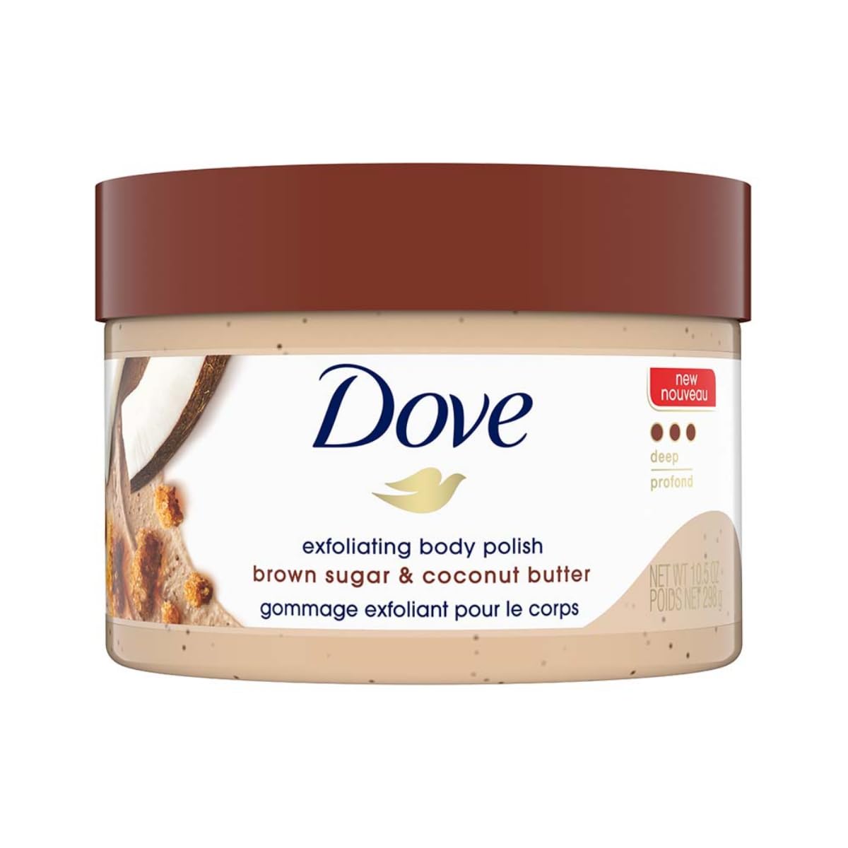 Dove Exfoliating Body Polish Scrub - Brown Sugar & Coconut Butter [298 g]