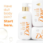 Dove Glow Recharge Exfoliating Serum Body Wash with 3% Brightening Serum + Vitamin C [300 ml]