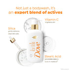 Dove Glow Recharge Exfoliating Serum Body Wash with 3% Brightening Serum + Vitamin C [300 ml]