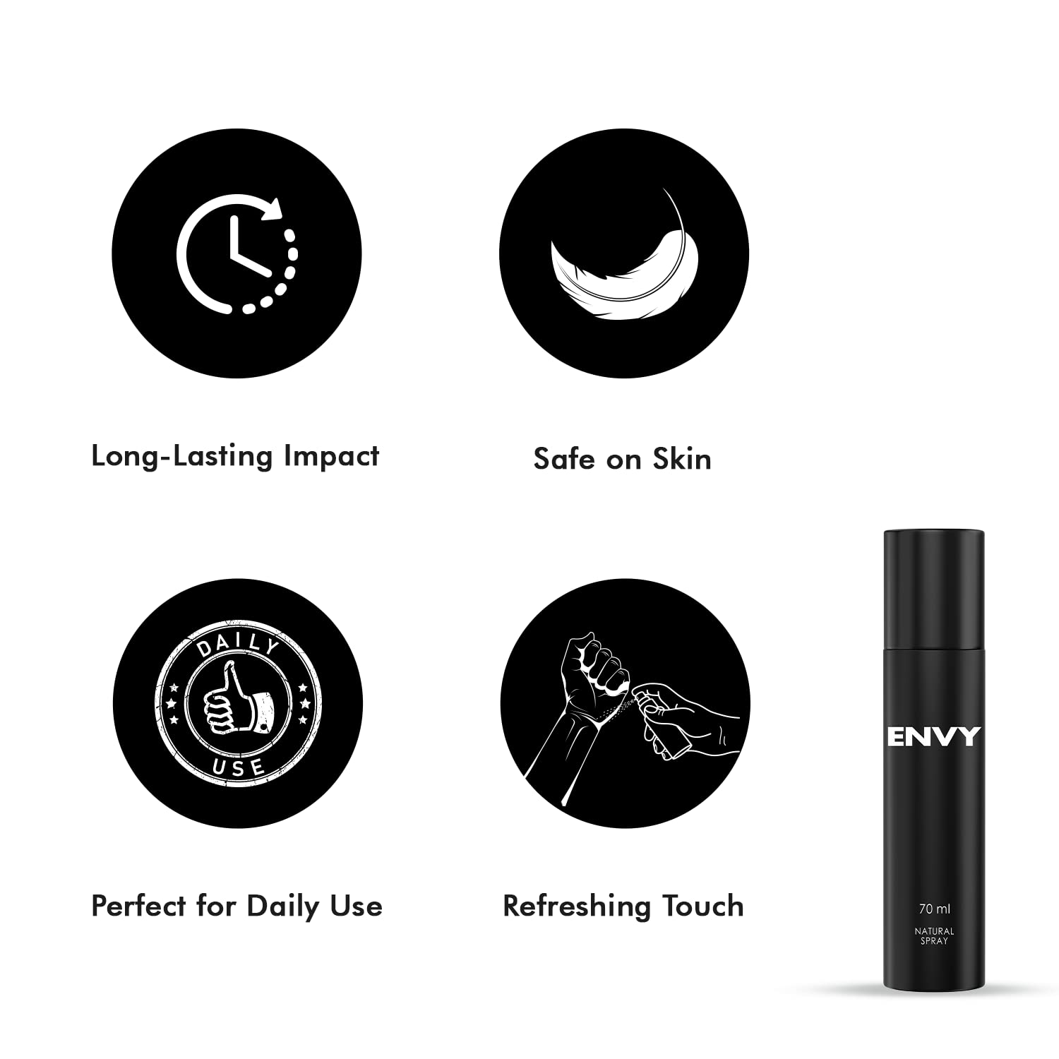 ENVY Natural Spray Perfume For Men [70 ml]