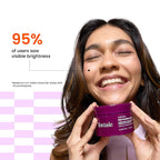 Foxtale De-Tan Skin Radiance Mask, With Lactic Acid, Brazilian Purple Clay & Kaolin Clay [75 g]