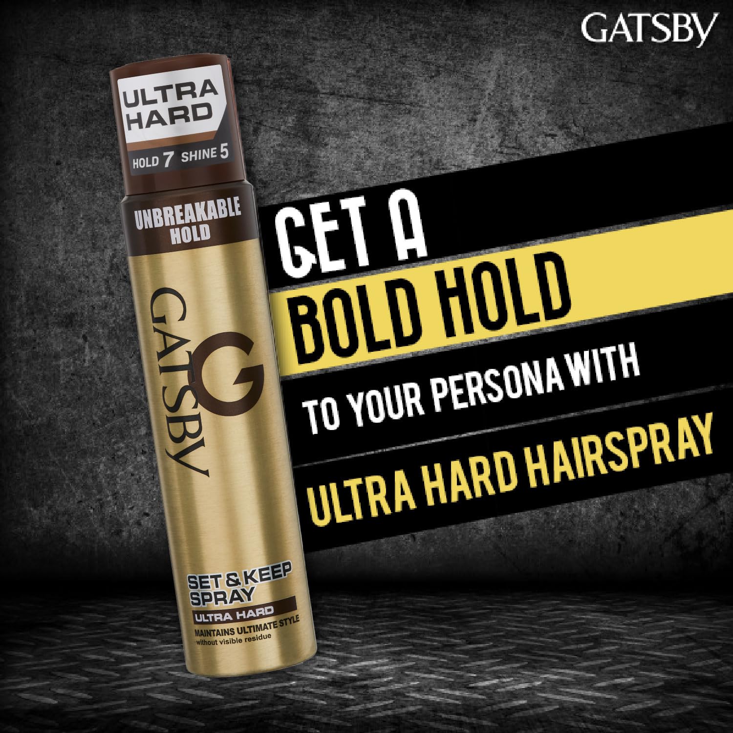 Gatsby Set & Keep Hair Spray Ultra Hard [250 ml]