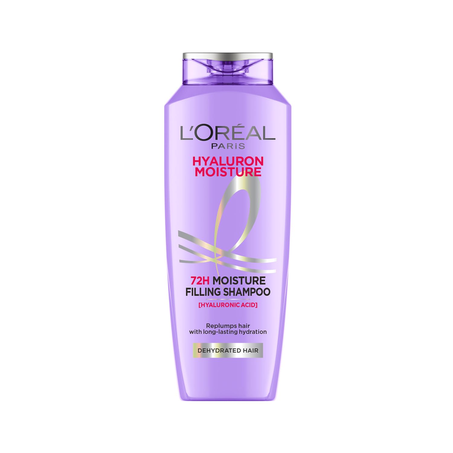 LOreal Paris Hyaluron Moisture Anti-frizz Shampoo With Hyaluronic Acid For 72 HR Dehydrated Hair [200 ml]