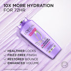 LOreal Paris Hyaluron Moisture Anti-frizz Shampoo With Hyaluronic Acid For 72 HR Dehydrated Hair [340ml]