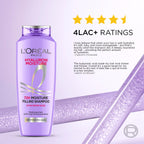 LOreal Paris Hyaluron Moisture Anti-frizz Shampoo With Hyaluronic Acid For 72 HR Dehydrated Hair [340ml]