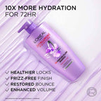 LOreal Paris Hyaluron Moisture Anti-frizz Shampoo With Hyaluronic Acid For 72 HR Dehydrated Hair [650 ml]