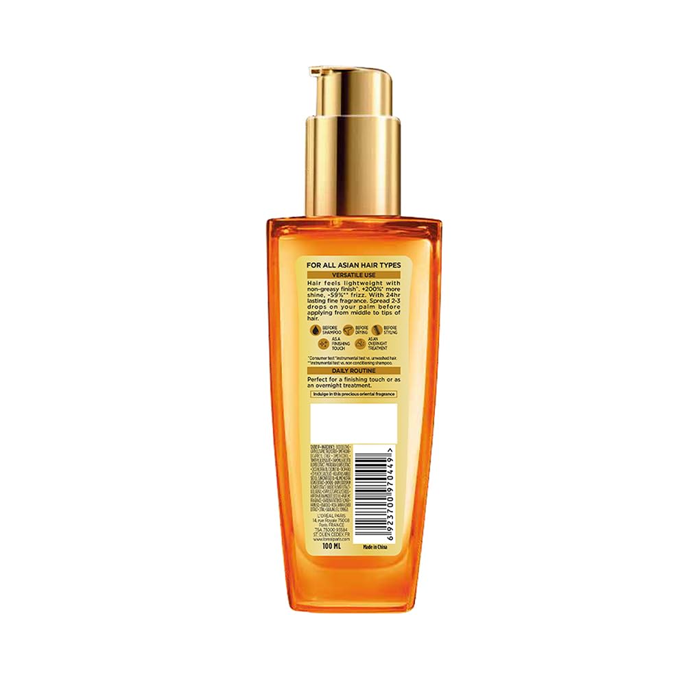 L'Oreal Paris Extraordinary Oil Hair Serum, Anti-Frizz Serum With UV Protection [100 ml]