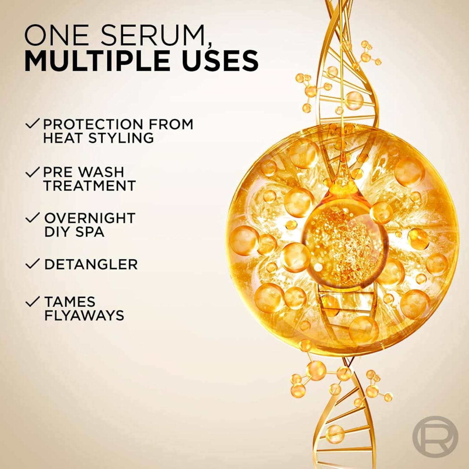 L'Oreal Paris Extraordinary Oil Hair Serum, Anti-Frizz Serum With UV Protection [30 ml]