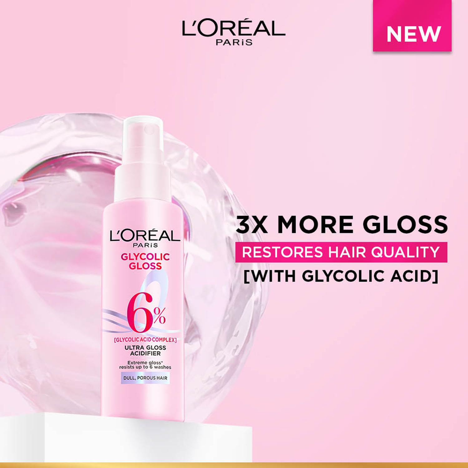 L'Oreal Paris Glycolic Gloss Acidifier Spray [115 ml]