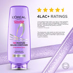 L'Oreal Paris Hyaluron Moisture Anti-frizz Conditioner With Hyaluronic Acid for 72 HR Hydrated Hair [340 ml]