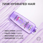 L'Oreal Paris Hyaluron Moisture Anti-frizz Conditioner With Hyaluronic Acid for 72 HR Hydrated Hair [340 ml]