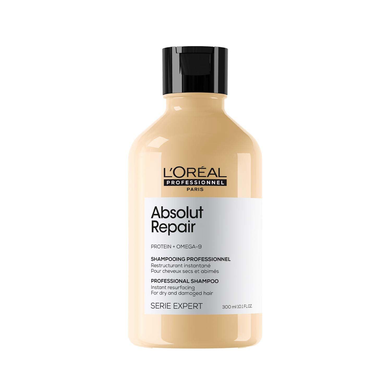 L'Oréal Professionnel Absolut Repair Shampoo For Dry and Damaged Hair With Protein & Omega-9 [300 ml]