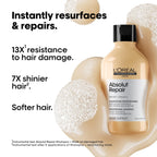 L'Oréal Professionnel Absolut Repair Shampoo For Dry and Damaged Hair With Protein & Omega-9 [300 ml]