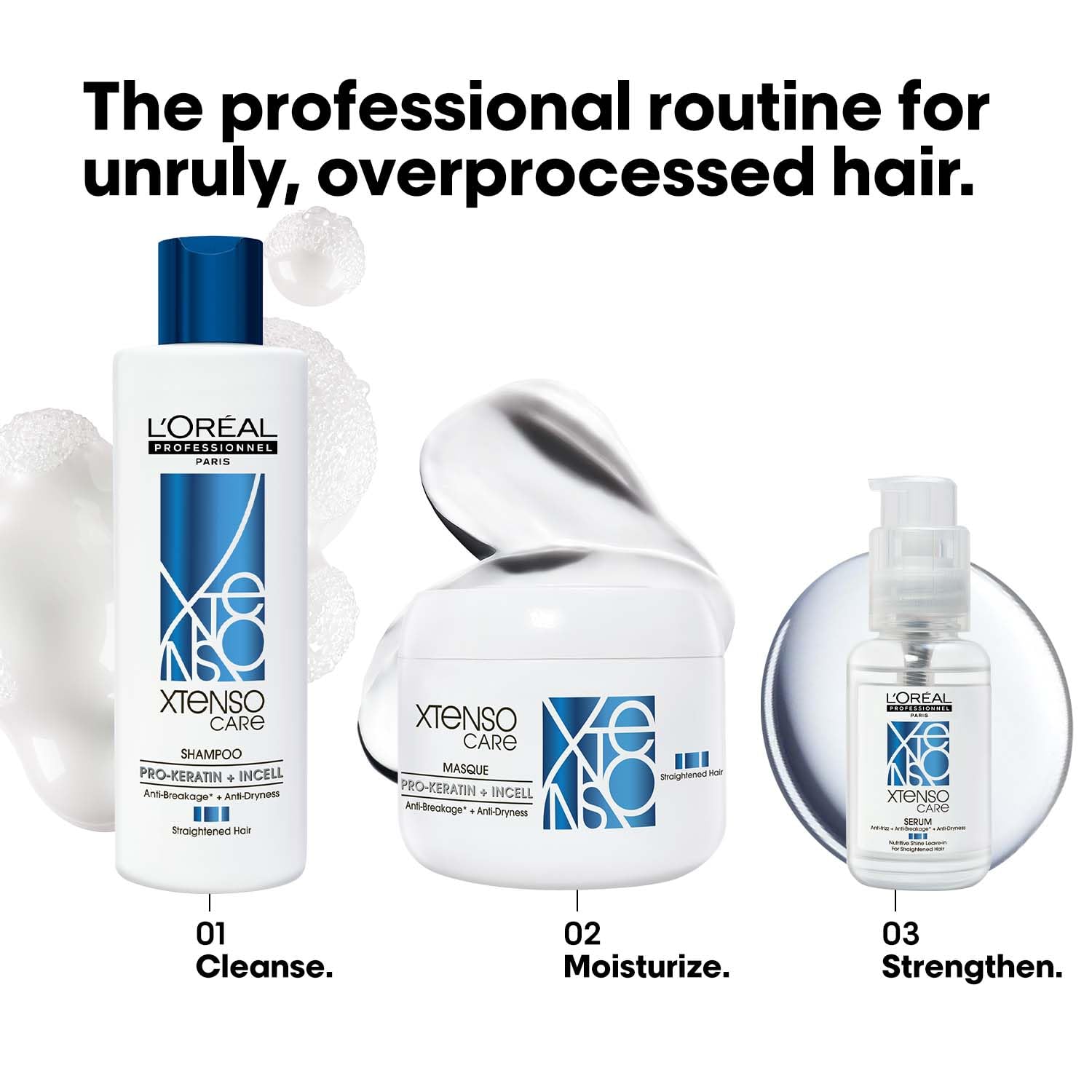 L'Oreal Professionnel Xtenso Care Serum For Frizz-Free, Smooth & Manageable Hair [50 ml]