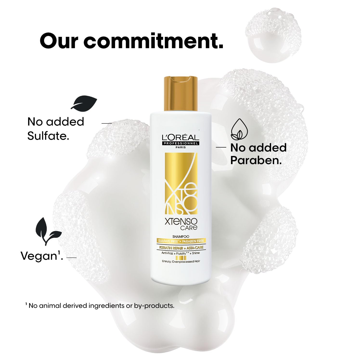 L'Oreal Professionnel Xtenso Care Sulfate-Free Shampoo For Frizz-Free, Shiny & Manageable Hair [250 ml]