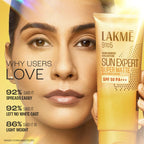 Lakme 9 To 5 Sun Expert Super Matte Sun Screen SPF 50 PA+++ Lightweight Sunscreen Lotion [50 ml]