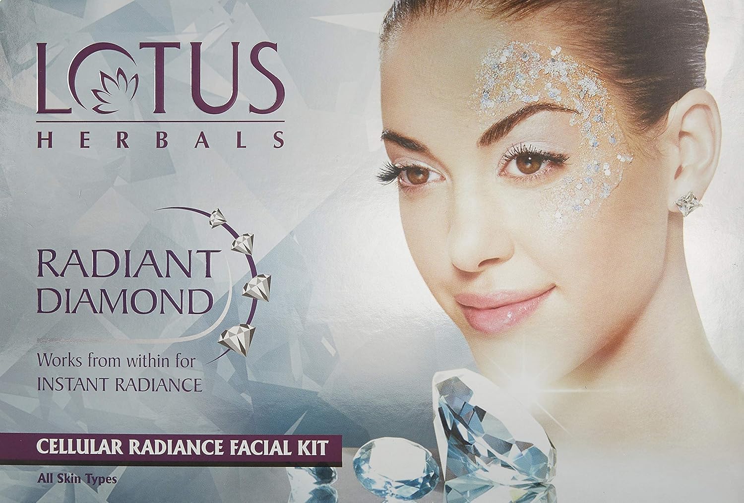 Lotus Herbals Radiant Diamond Cellular Radiance Facial Kit [37 g]