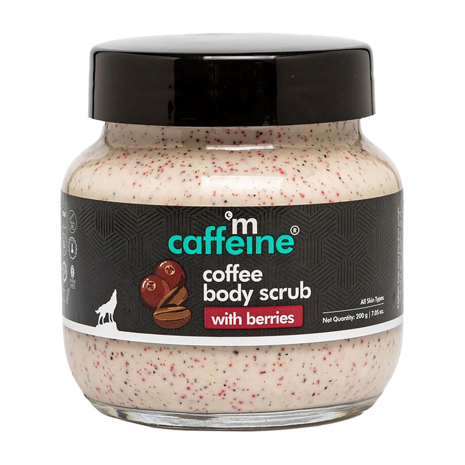 MCaffeine Coffee Body Scrub With Berries [200 g]