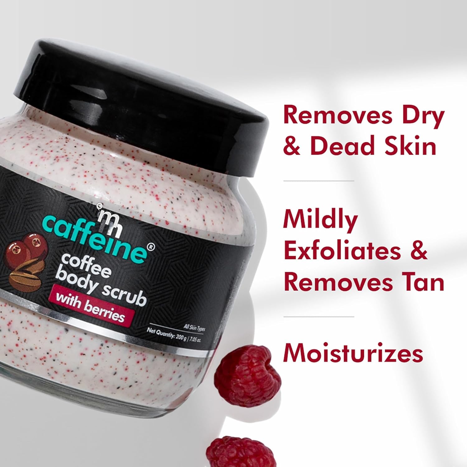 MCaffeine Coffee Body Scrub With Berries [200 g]