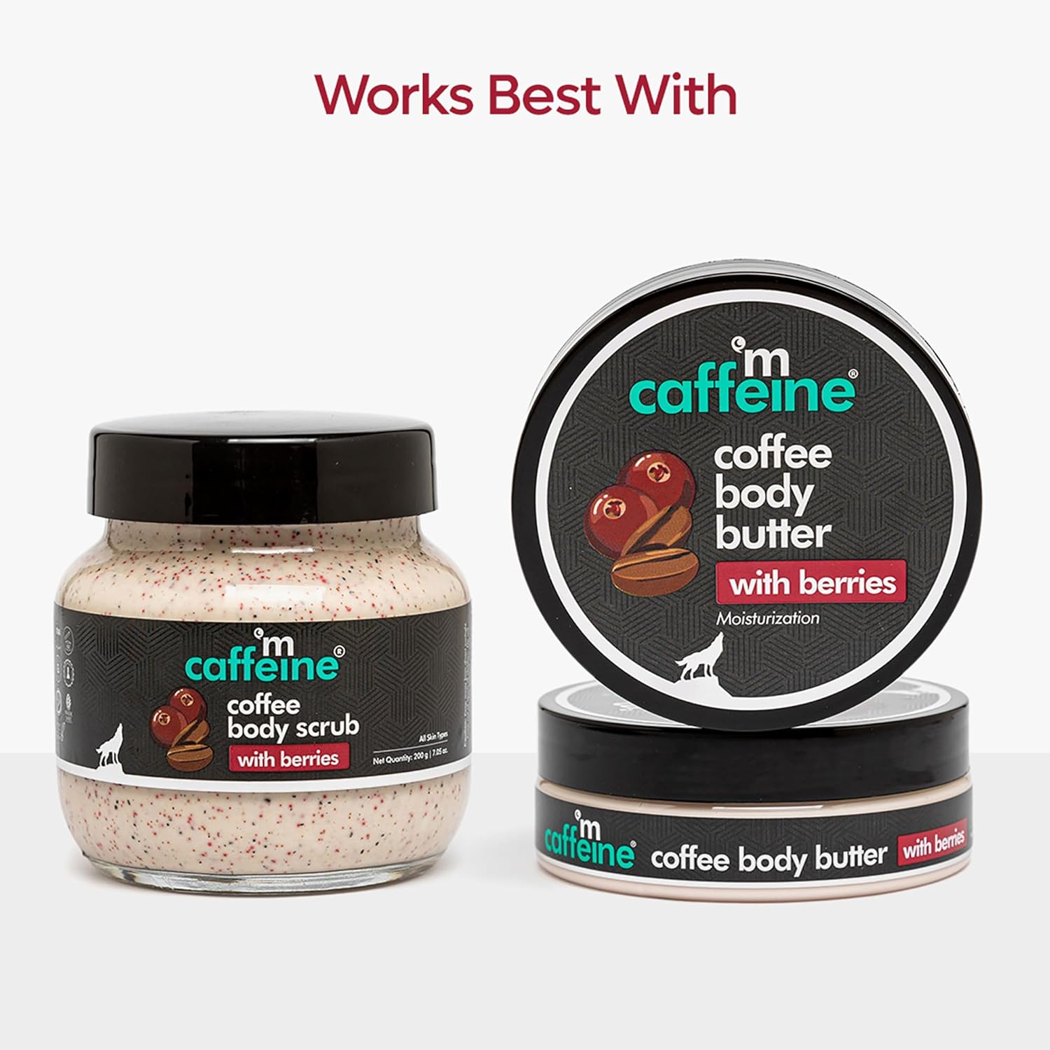 MCaffeine Coffee Body Scrub With Berries [200 g]