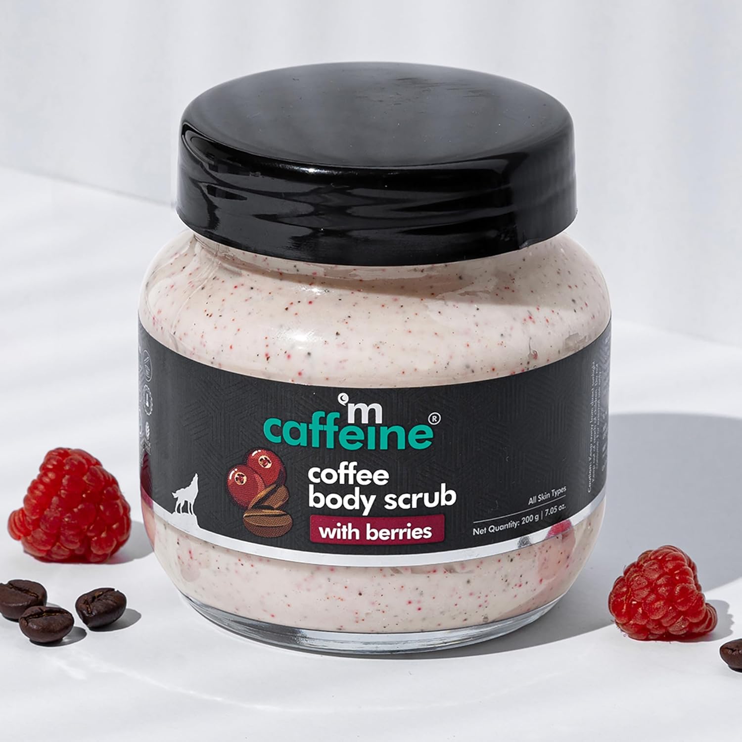 MCaffeine Coffee Body Scrub With Berries [200 g]