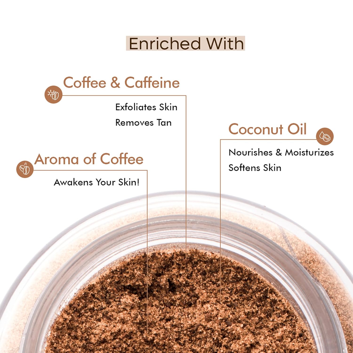 MCaffeine Exfoliating Coffee Body Scrub For Tan Removal Normal To Oily Skin [100 g]