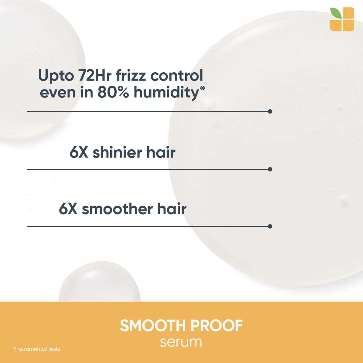 Matrix Biolage Smoothproof Professional 6-in-1 Deep Smoothening Hair Serum for Dry and Frizzy Hair [100 ml]