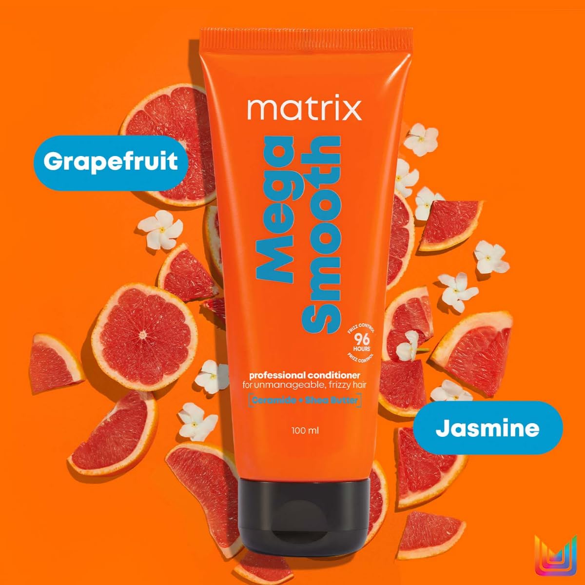 Matrix Mega Smooth Professional Conditioner For Frizzy Hair, For All Hair Types, Paraben-Free [100 ml]