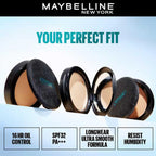 Maybelline New York Fit Me Matte + Poreless 16H Oil Control Compact Powder [6 g]