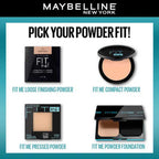 Maybelline New York Fit Me Matte + Poreless 16H Oil Control Compact Powder [6 g]
