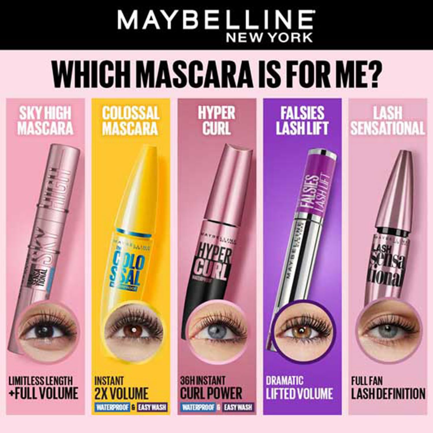 Maybelline New York Hypercurl Waterproof Mascara [9.2ml]