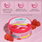 Mcaffeine Brightening Raspberry Rush Body Scrub Removes Tan & Brightens Skin [175 g]