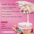 Mcaffeine Brightening Raspberry Rush Body Scrub Removes Tan & Brightens Skin [175 g]