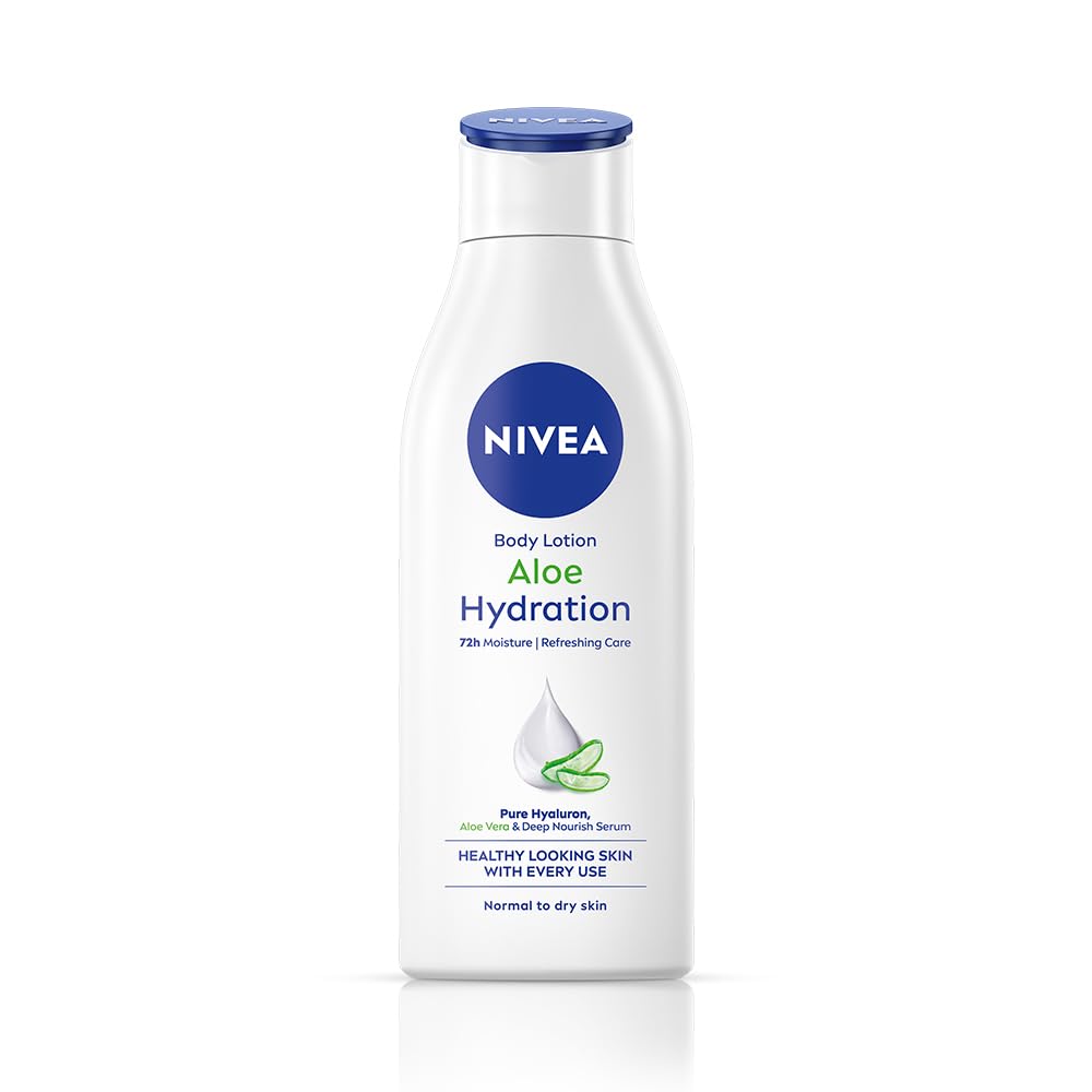 NIVEA 100% NATURAL ALOEVERA Body lotion- 5 in 1 COMPLETE CARE for 48H Refreshing moisturization [200 ml]