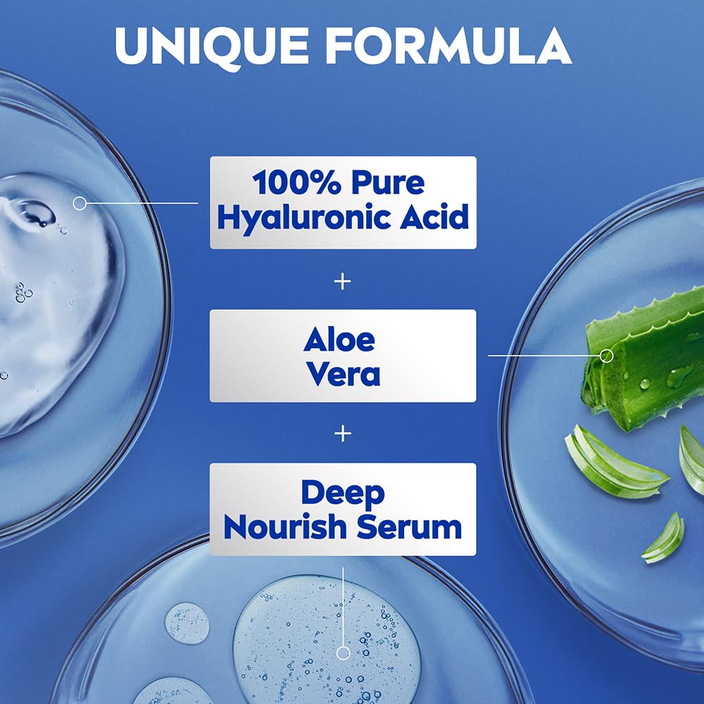 NIVEA 100% NATURAL ALOEVERA Body lotion- 5 in 1 COMPLETE CARE for 48H Refreshing moisturization [200 ml]
