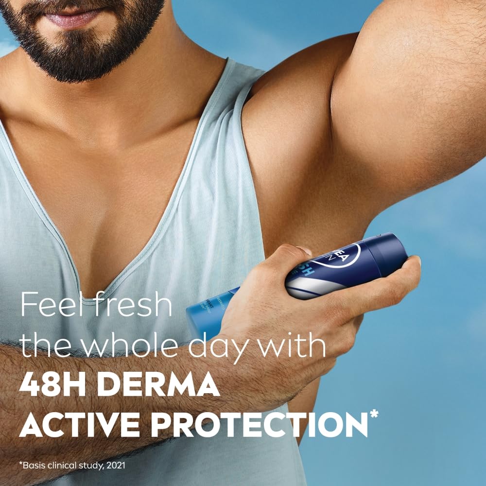 NIVEA MEN Deodorant, Fresh Active, 48h Long lasting Freshness [150 ml]