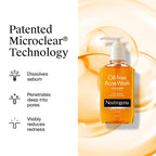 Neutrogena Oil Free Acne Cleansing Face Wash with 2% Salicylic Acid for Acne Prone & Oily Skin [175 ml]